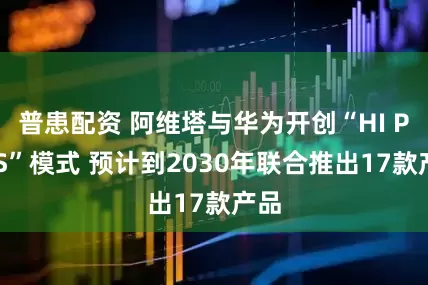 普患配资 阿维塔与华为开创“HI PLUS”模式 预计到2030年联合推出17款产品